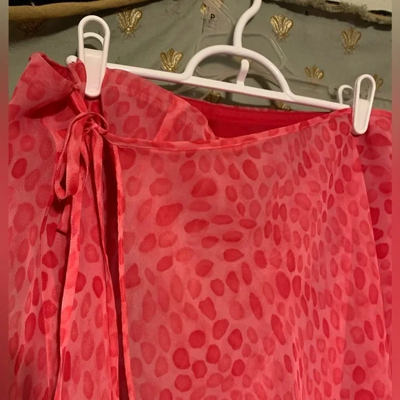 Cato Pink Animal Print 2000’s Skirt Size Large - Picture 3 of 5